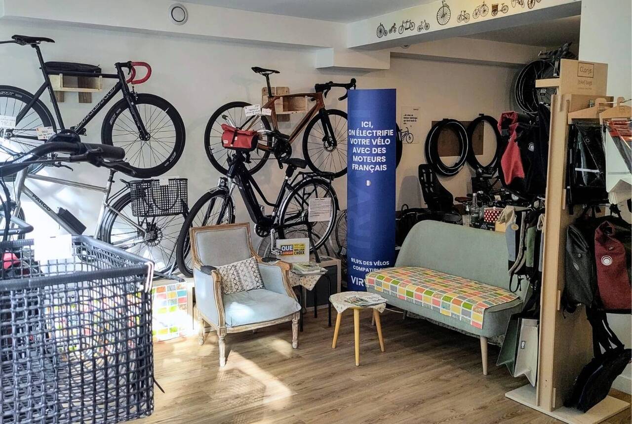 Vélos de la boutique-atelier, en Vélo Simone, à Paris 19e