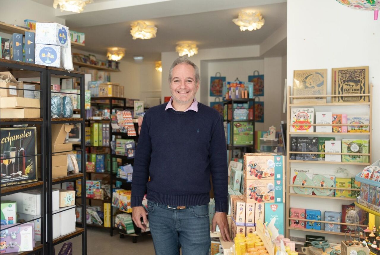 Jeux & Sens - Fondateur de la boutique de jeux pour enfants installée par Paris Commerces