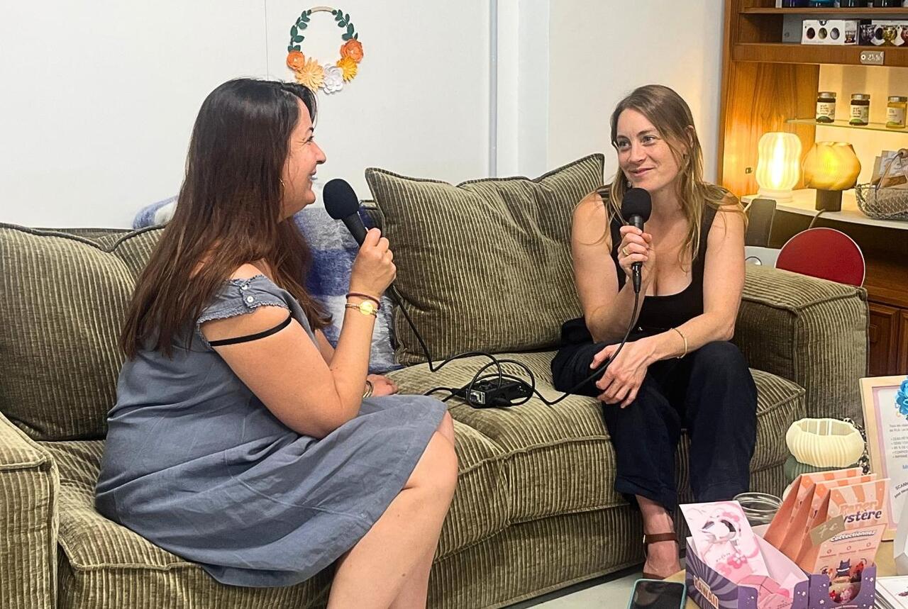 Emilie Auvray, fondatrice de l'Appartement Français au micro d'Audrey Gallier
