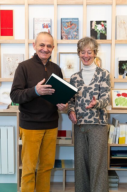 Fondateurs de la librairie l'Ecrit du Regard