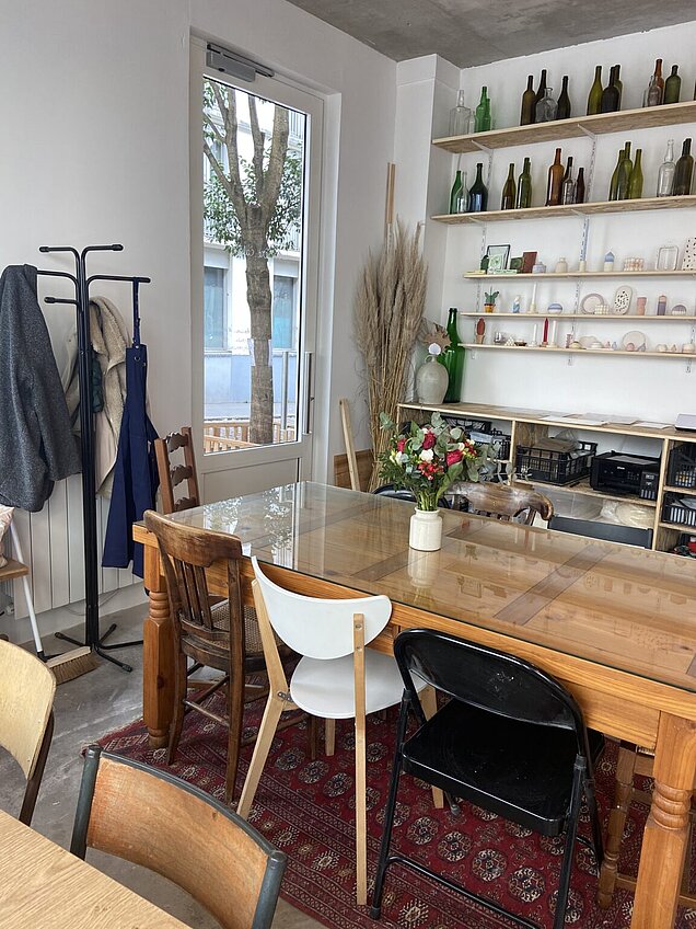 Étagère café - Espace créatif et espace restauration Paris 11e