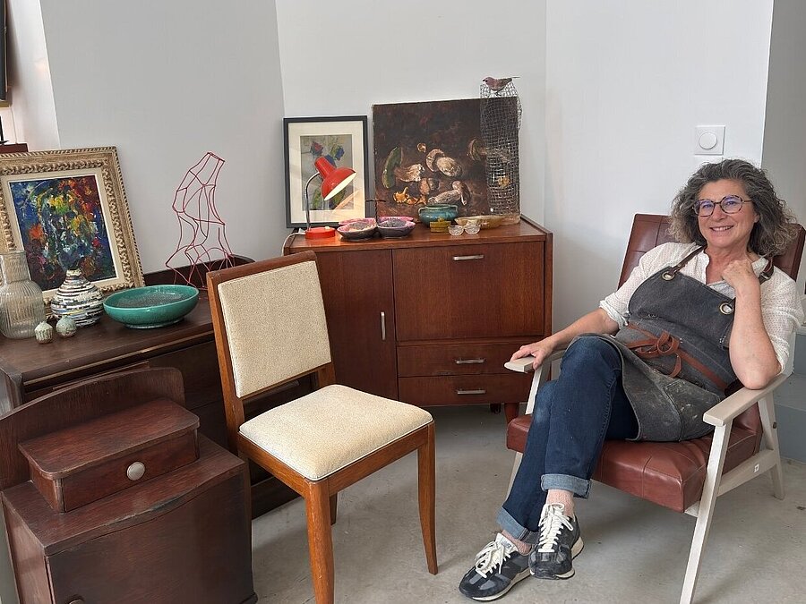 Amandine, la co-fondatrice des Meubles Circulaires