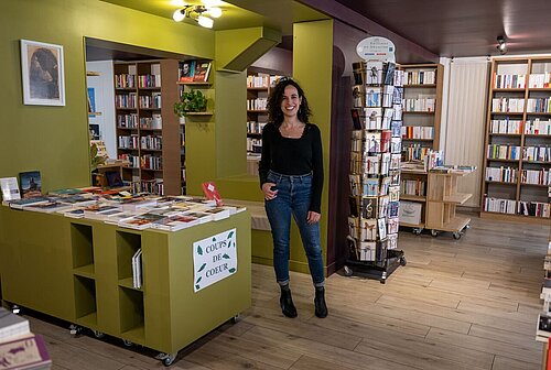 Librairie Hurlevent - Librairie installée par Paris Commerces dans le 20e arrondissement de Paris