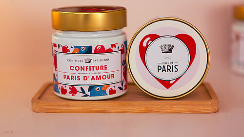 Confiture Parisienne et la Ville de Paris collaborent pour créer la confiture « Paris d’Amour »