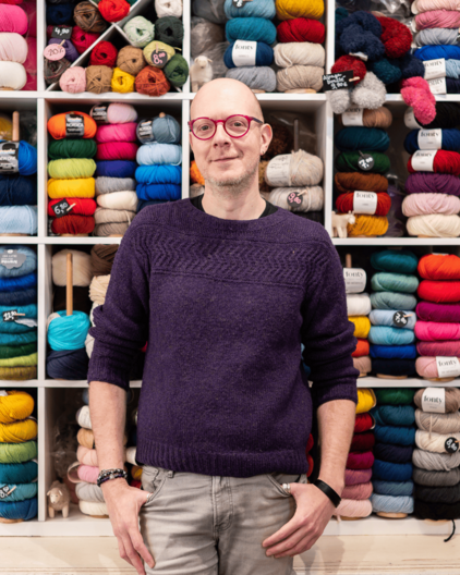 Enrico, fondateur des Tricoteurs Volants