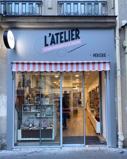 Atelier de la création - une mercerie en ligne installée par Paris Commerces dans le 12e arrondissement de Paris 