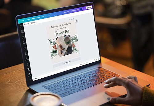 Une carte de vœux au format digital pour 2025