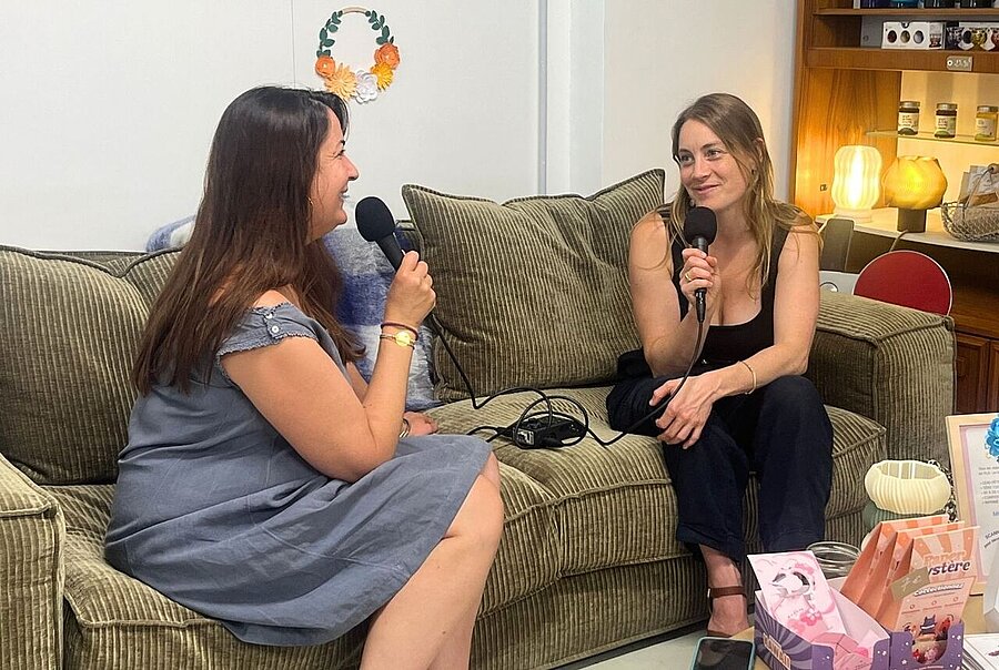 Emilie Auvray, fondatrice de l'Appartement Français au micro d'Audrey Gallier
