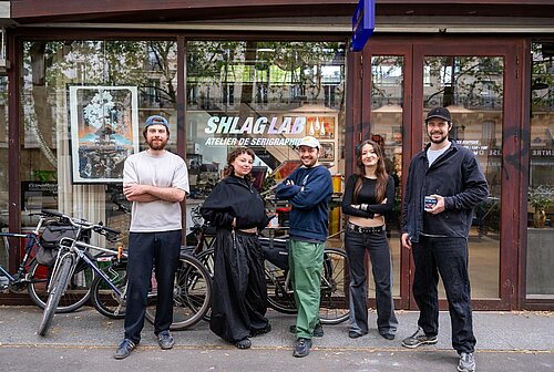 Shlag Lab atelier de sérigraphie au Viaduc des arts à Paris 12e