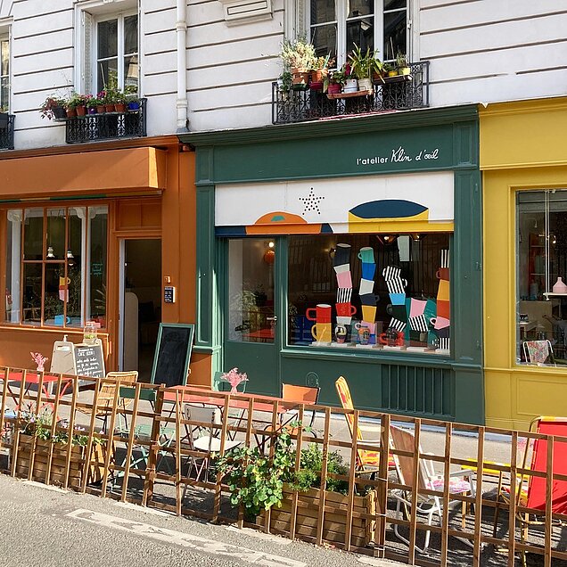 Devanture commerces indépendants Paris