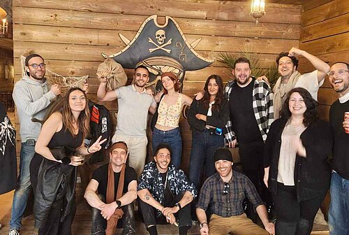Pirate Experience : action game à Paris installé par Paris Commerces 