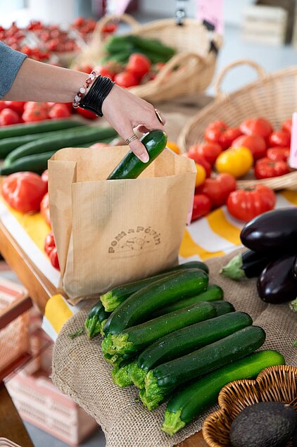 Self service Pom et Pépin Testeur de commerce