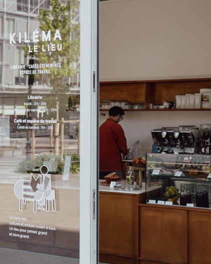 Espace café - restaurant Kiléma dans le 17e arrondissement de Paris
