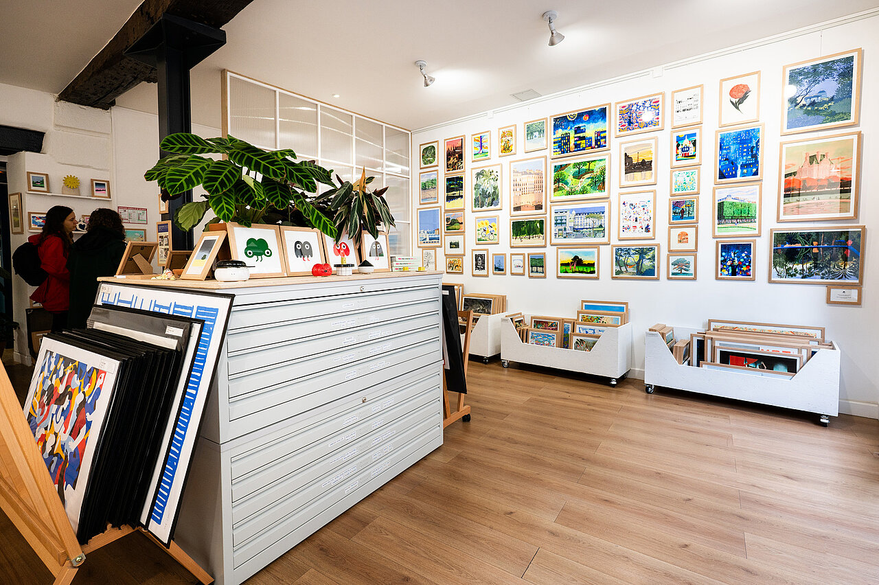 Slow Galerie - Galerie d’art et librairie installée dans le 6e arrondissement de Paris