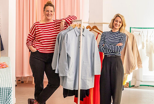 Prune et Joséphine, fondatrices de les Jupes de Prune