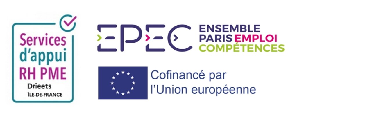 Logos du SARH et de l'EPEC, organismes cofinancés par l'Union européenne