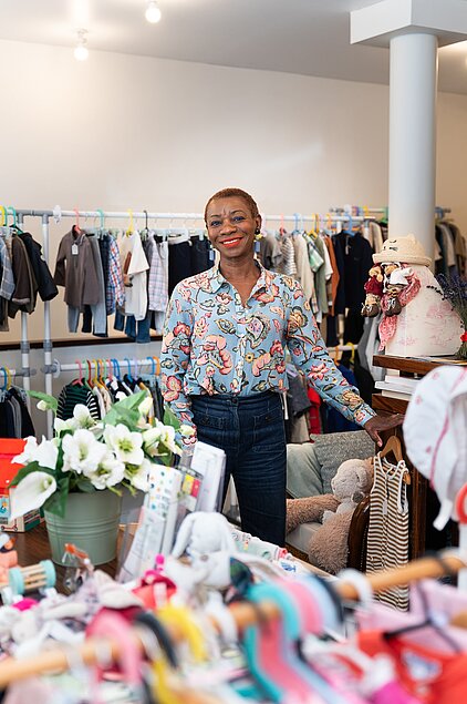 Fondatrice de la boutique Encore 1 fois spécialisée dans les vêtements pour enfants de seconde main